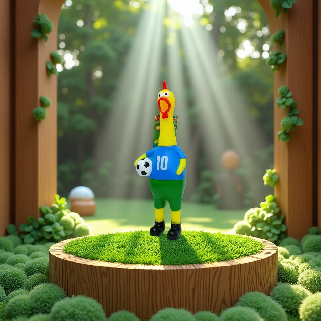 玩具 足球尖叫鸡细节图