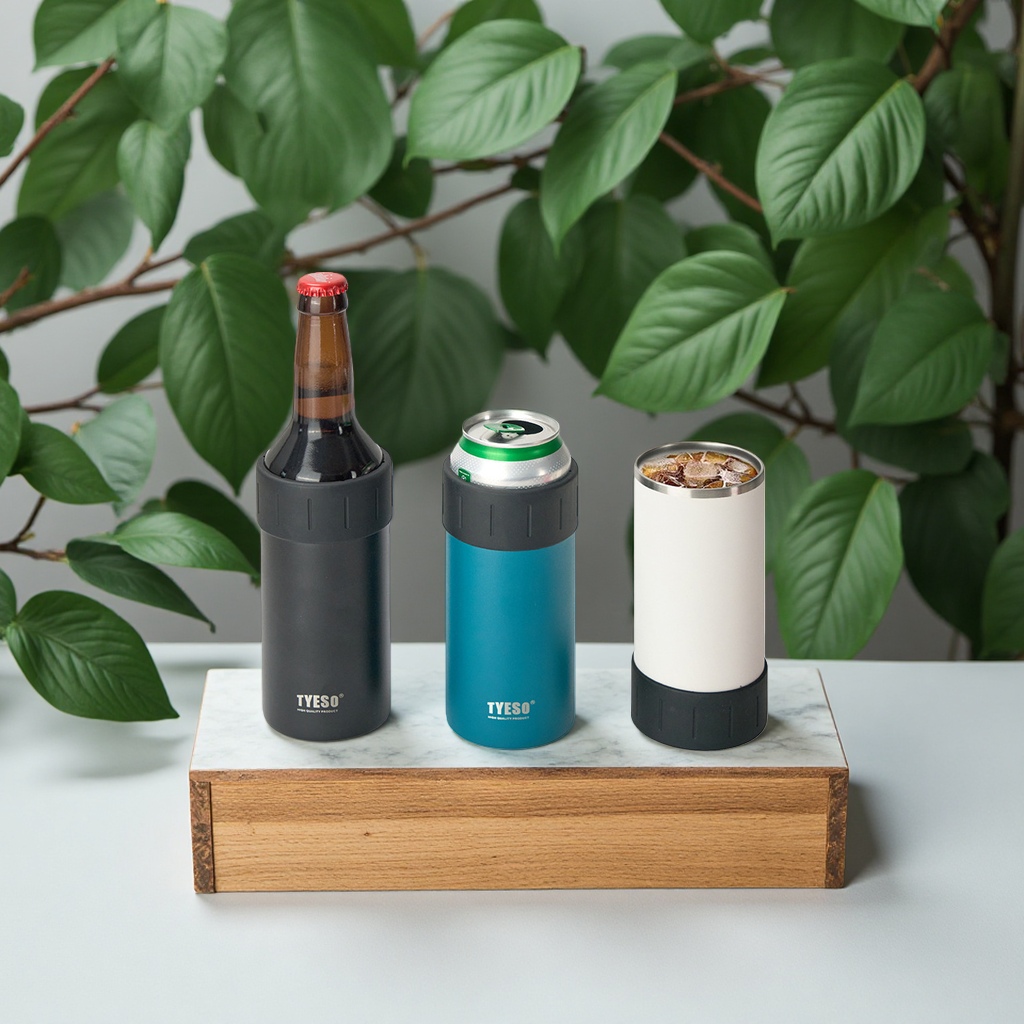 TYESO stainless steel insulated portable cold cup 180ml uncovered cup details Picture