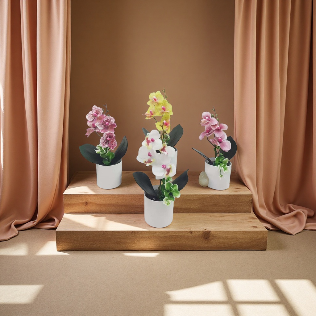 仿真花白底实物图