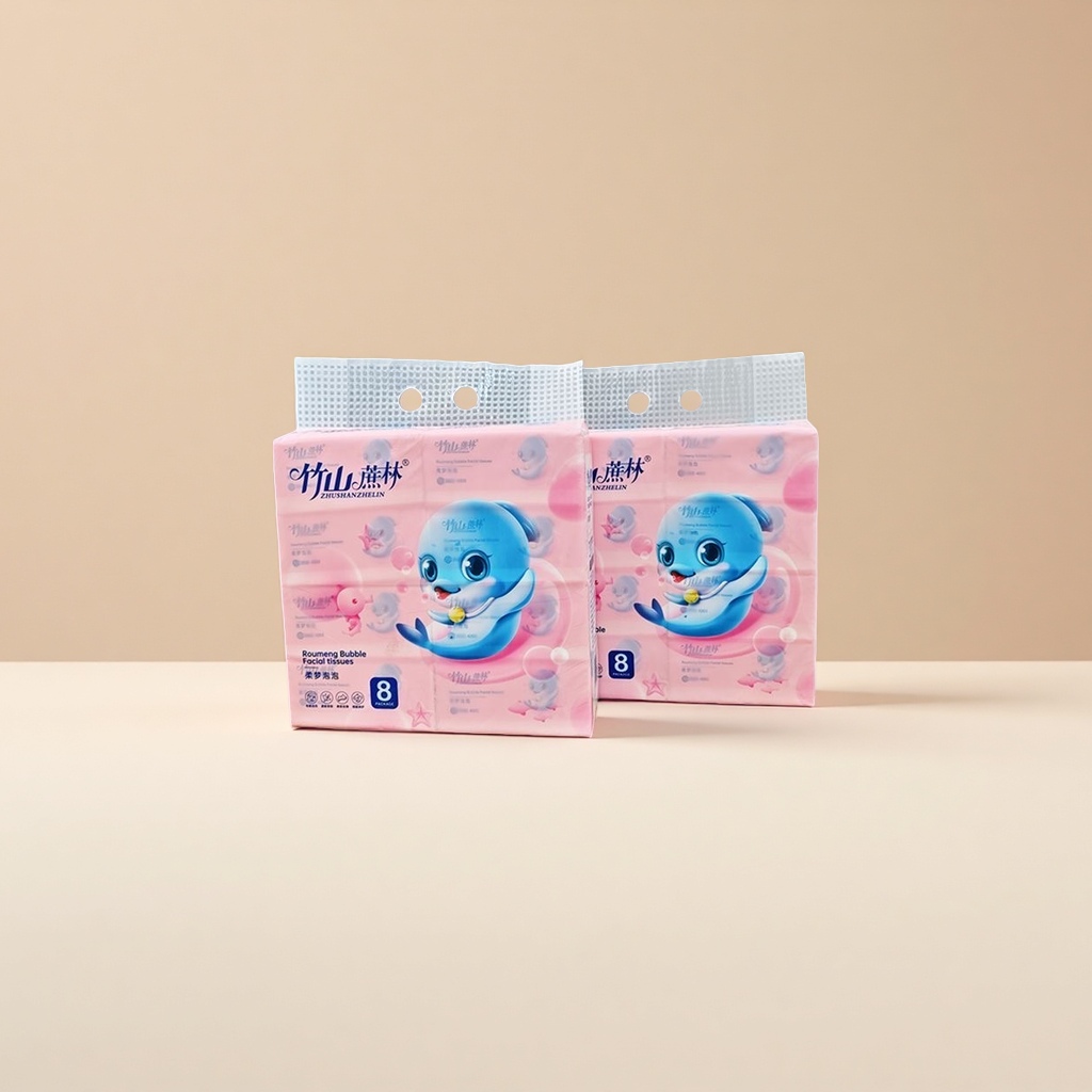 This paper towel is soft and fluffy, with a soft and smooth texture. It is suitable for home use and has strong water absorption details Picture