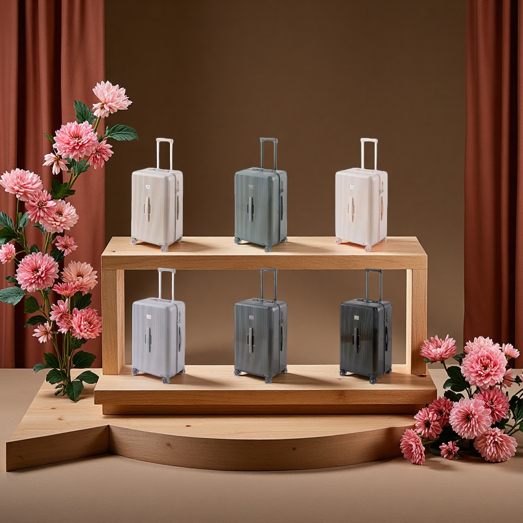 Pull-handle travel bag, large-capacity carry-on suitcase, 20-inch lightweight and durable student suitcase