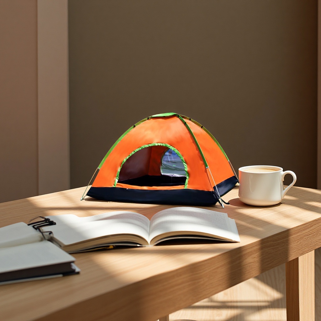 Outdoor tent throwing travel portable windproof and waterproof tent details Picture