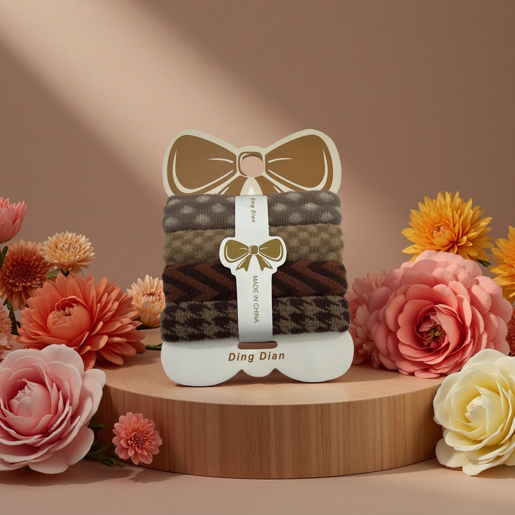 Elastic hair band, women's fashionable headwear, cute hair band, large hair band packaging Specification image