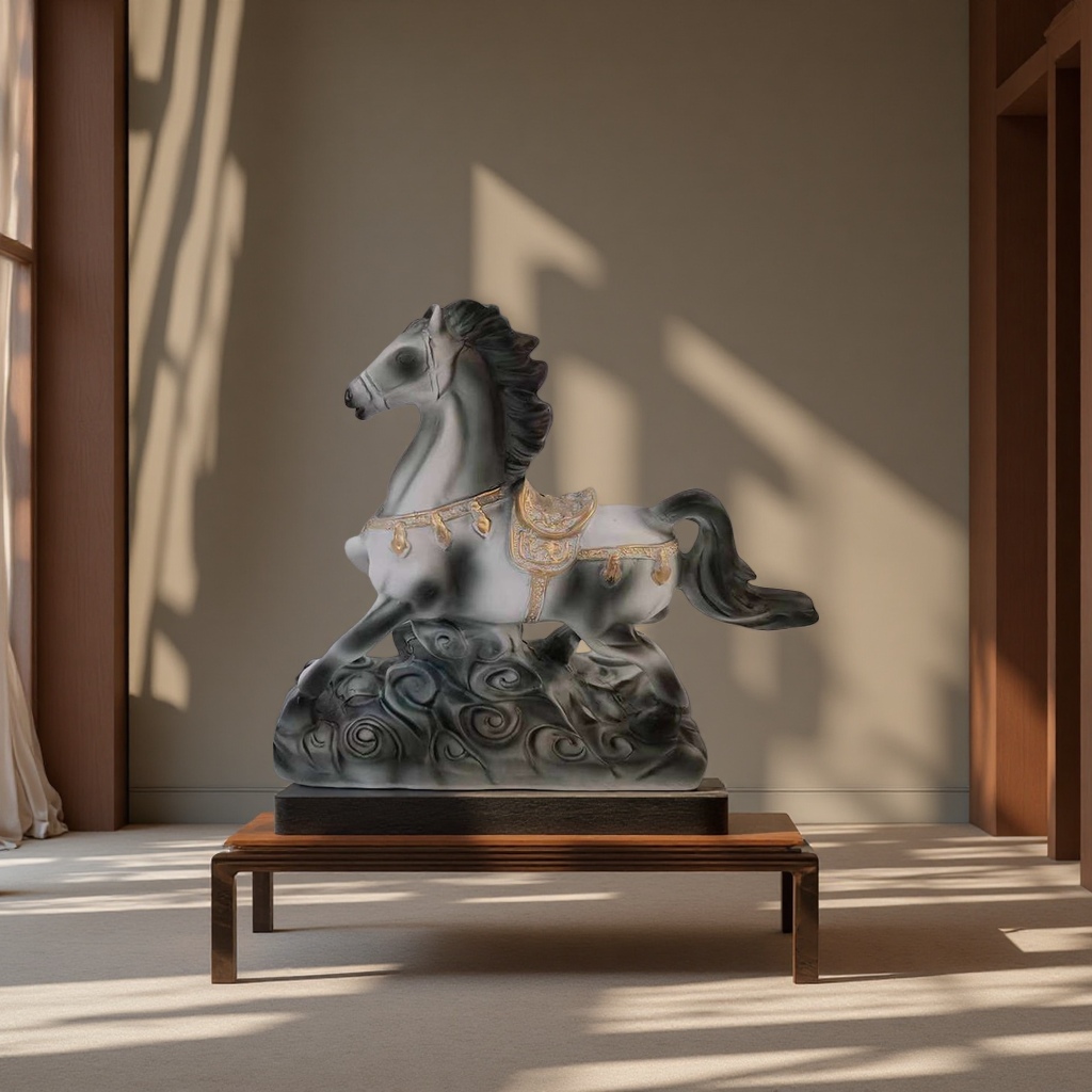 Resin craft horse ornaments