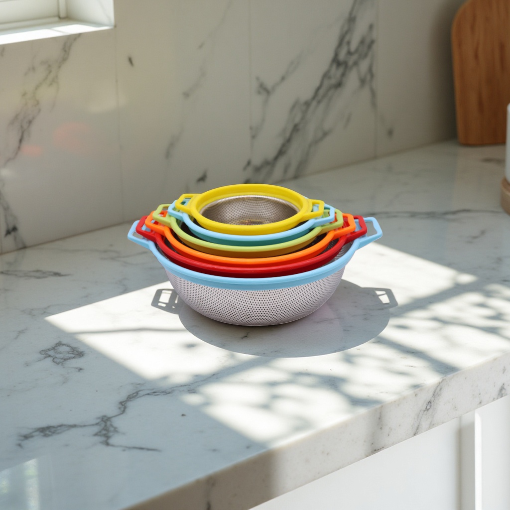 不锈钢密孔淘米篮洗米筛子沥水篮家用果盘洗菜篮子厨房整理漏盆详情图3