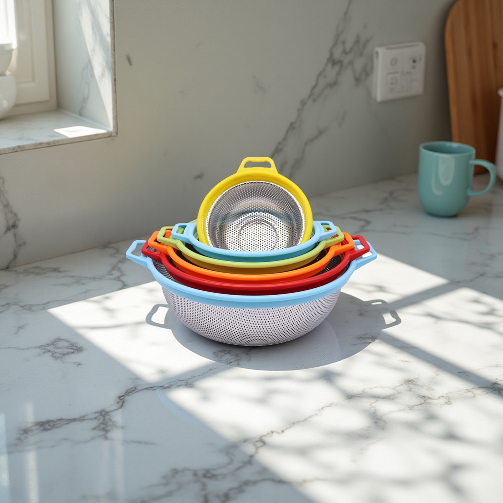 不锈钢密孔淘米篮洗米筛子沥水篮家用果盘洗菜篮子厨房整理漏盆详情图5