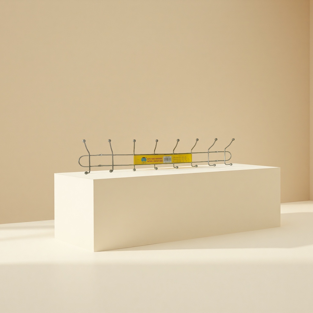 厂家直销金属挂衣钩多用钩白底实物图