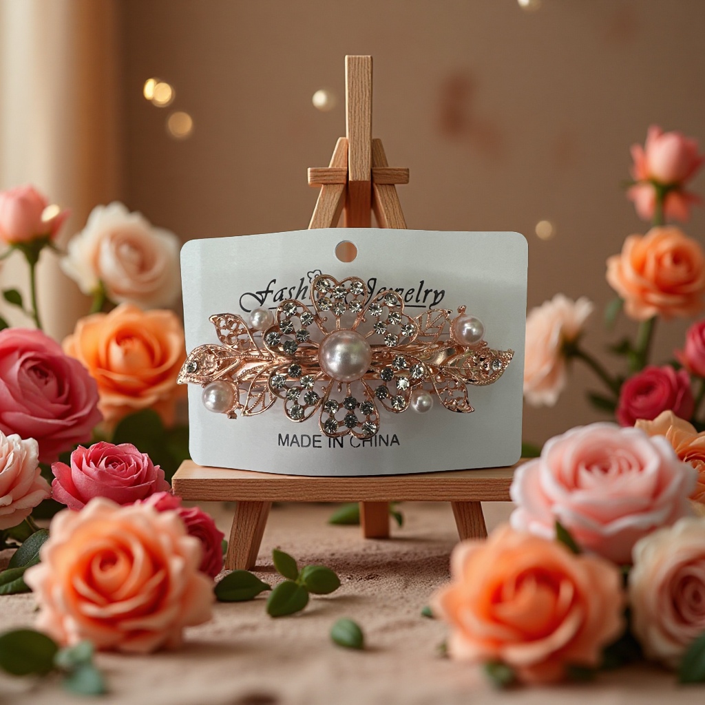 合金弹簧夹 30mm 加强型 夹持力大 耐用防锈工业用夹具发夹发卡蝴蝶结发饰头饰产品图