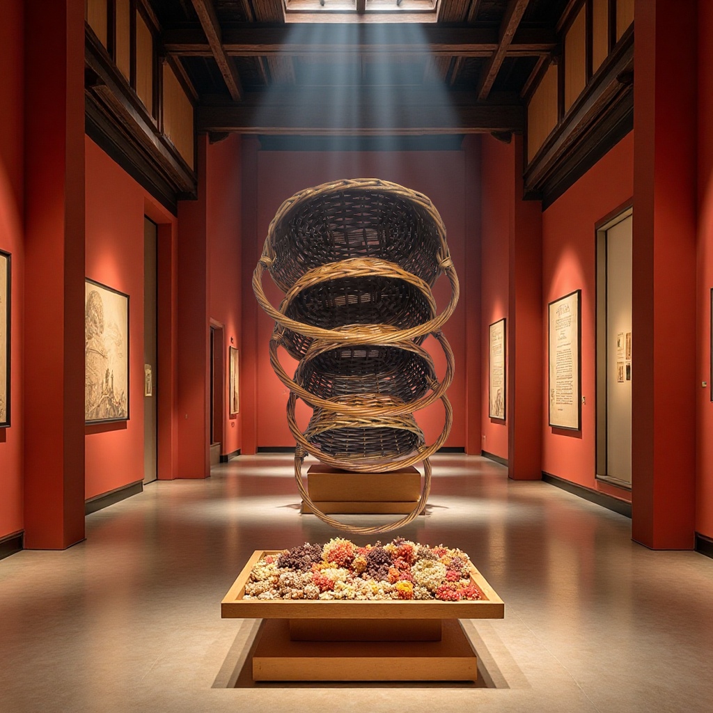 柳编篮花篮鸡蛋篮田园风野餐篮