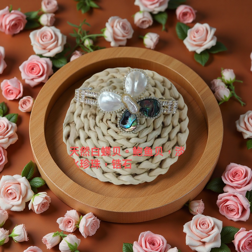 贝壳发夹发饰品设计师款