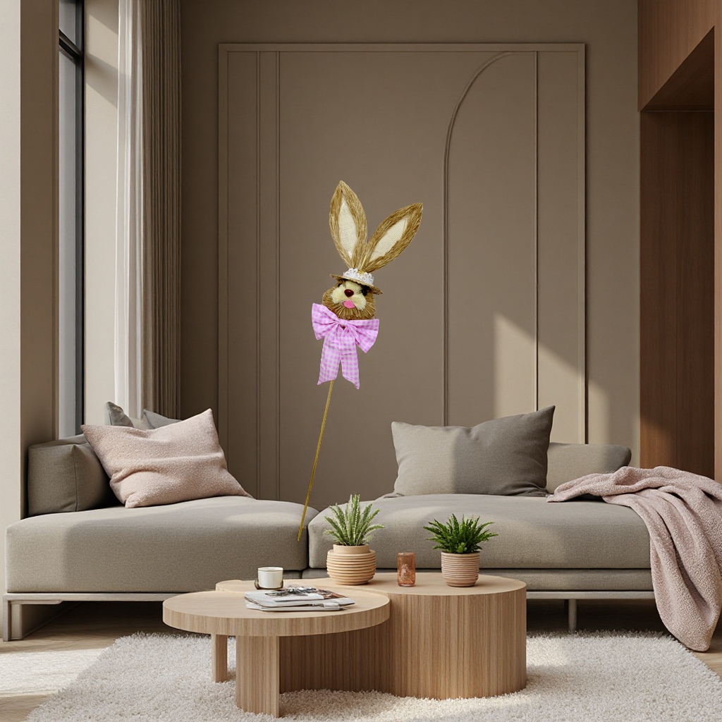 复活节兔子装饰摆件插件鲜花配件