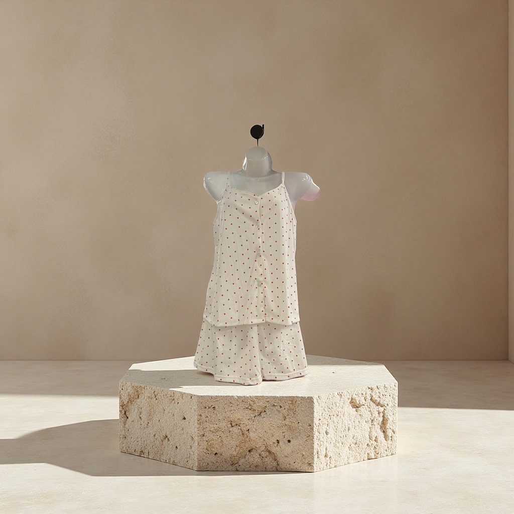 Comfortable home wear, soft and breathable summer halter home pajamas details Picture