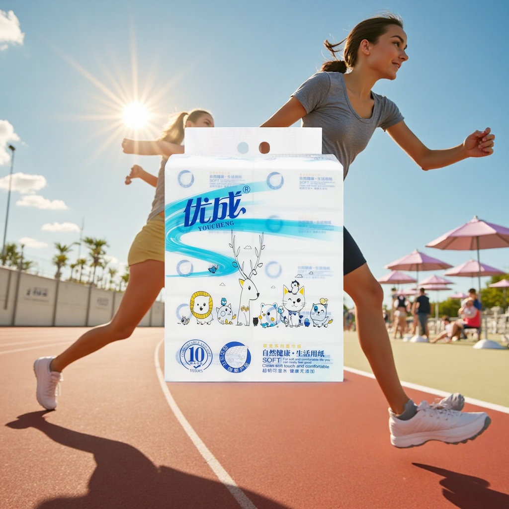 This paper towel is flexible, absorbent, thickened and suitable for family use, with a large capacity of 200 sheets details Picture