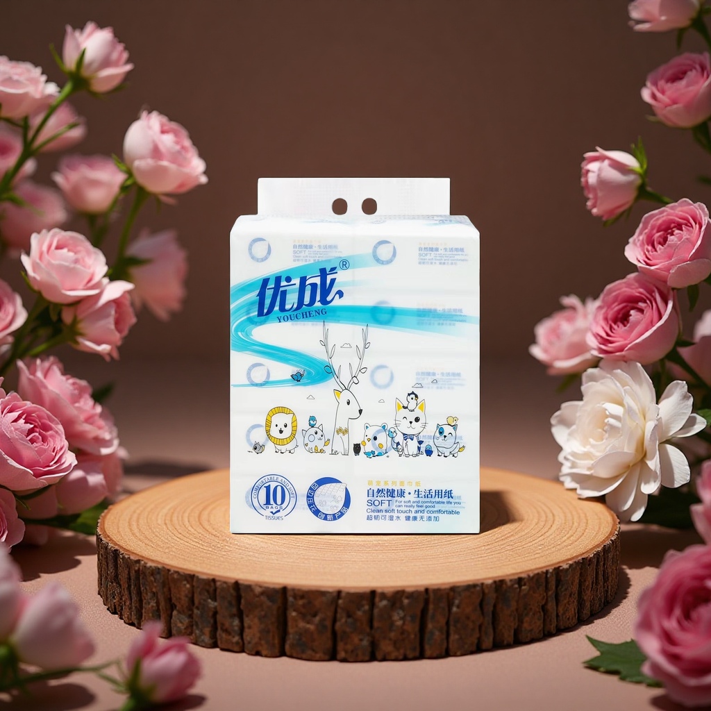 Flexible and thickened tissue paper for home use, 180 pieces in individual packaging Application Scenario