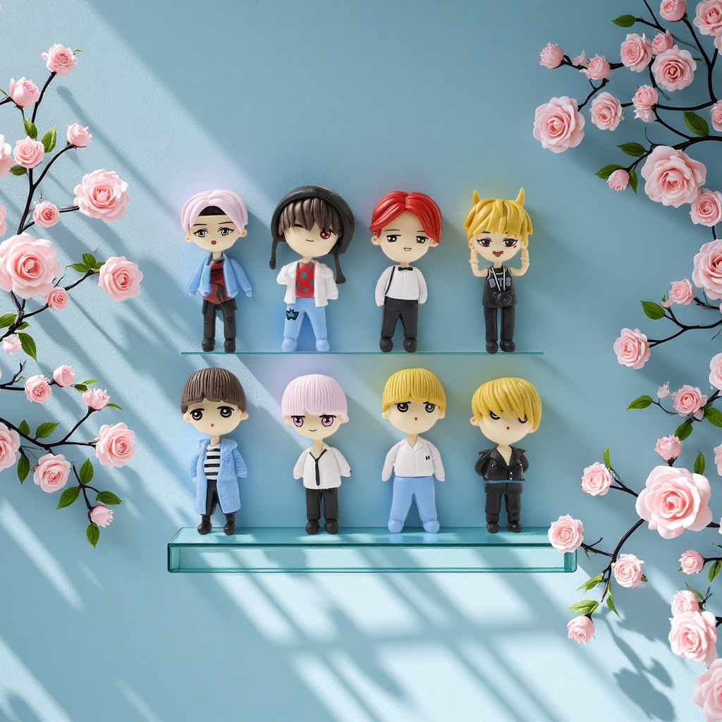 卡通动漫人物BTS防弹少年团周边手办模型