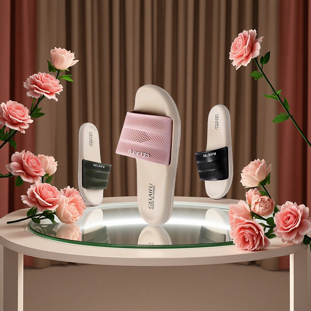 Crystal slippers are fashionable summer sandals and slippers for women Specification image