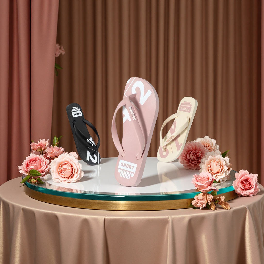 Crystal slippers are fashionable summer sandals and slippers for women Application Scenario