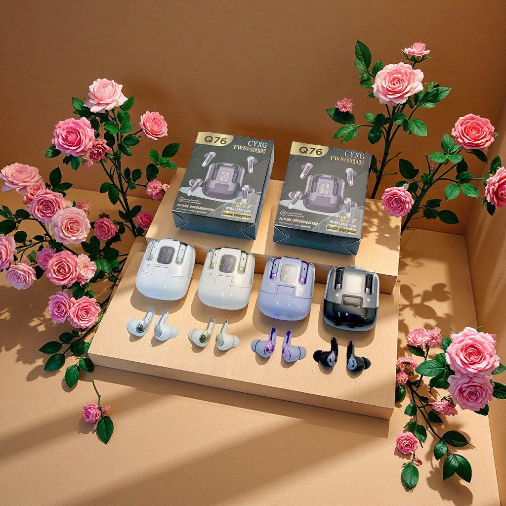 The new Bluetooth headphones are shipped in four regular colors Specification image