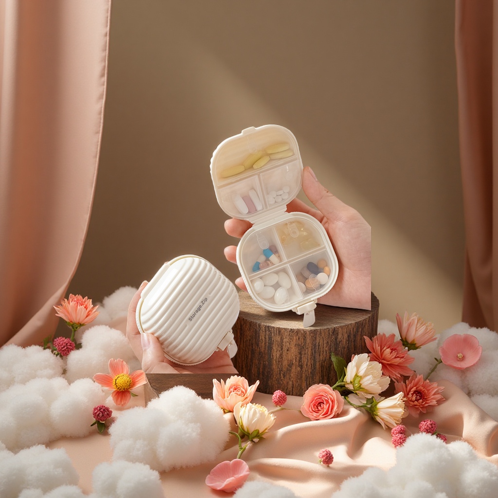 Vacuum glass pill box, lunch box, outdoor insulated lunch box bag, dust-proof storage, daily necessities storage box detail image 1