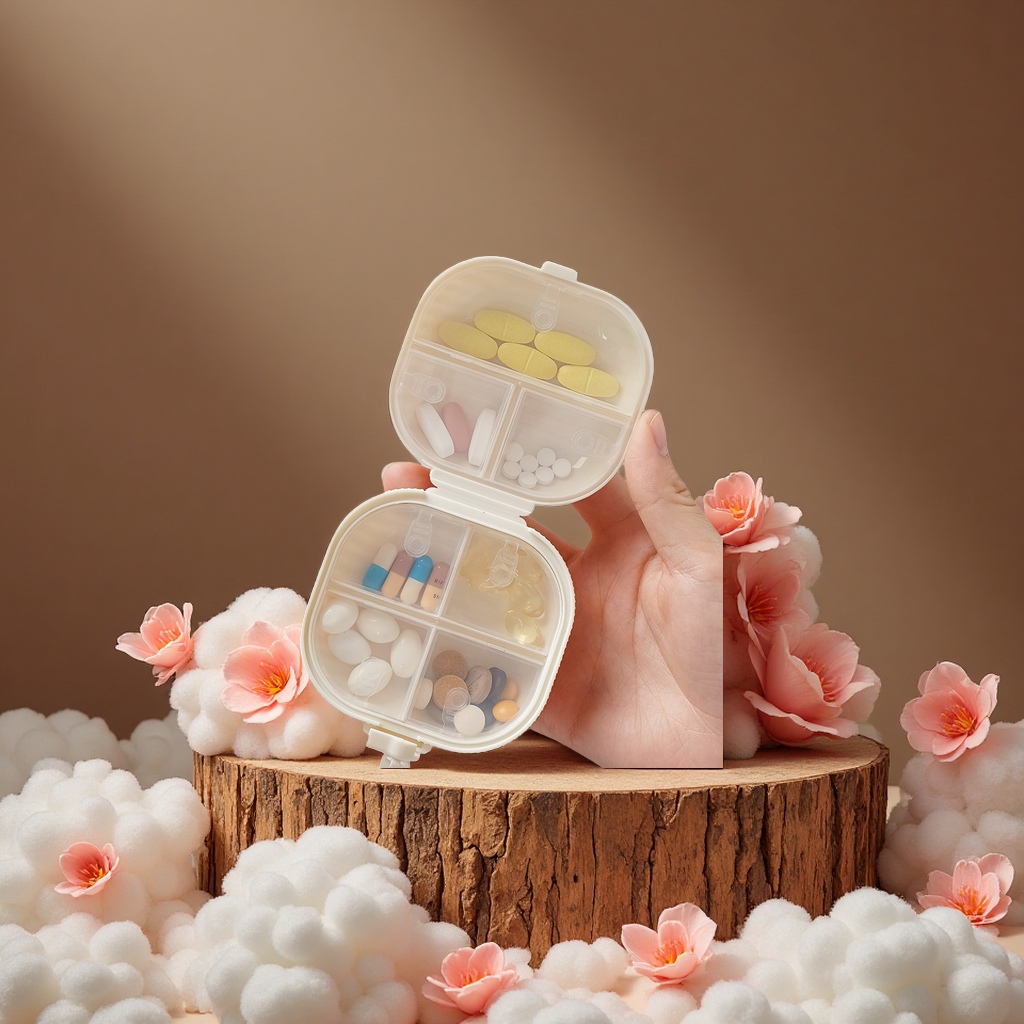 Vacuum glass pill box, lunch box, outdoor insulated lunch box bag, dust-proof storage, daily necessities storage box detail image 4