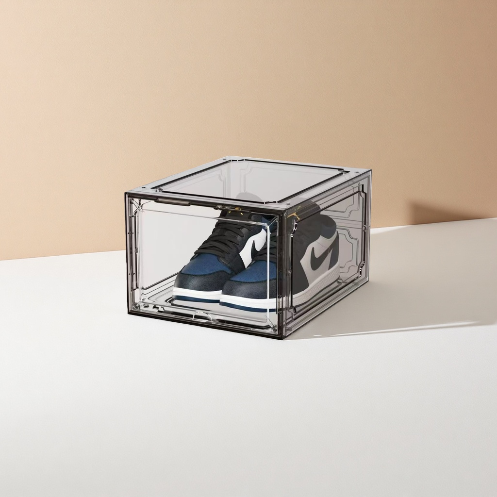 PP home goods folding shoe box storage plastic shoe box storage box camping storage box