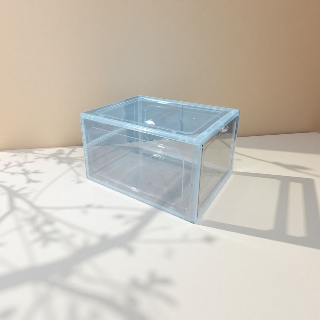 PP home goods folding shoe box storage plastic shoe box storage box camping storage box detail image 3