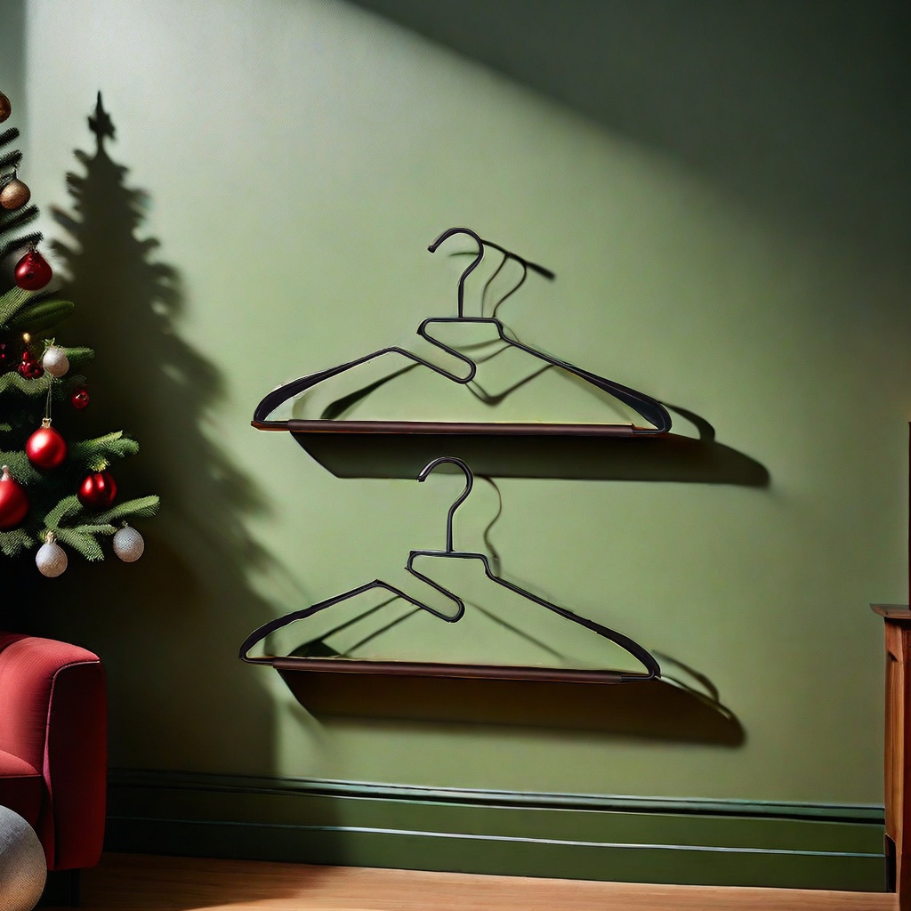 Simple anti-slip thickened plastic clothes hanger for storage and organization, multi-functional household hanging items Specification image