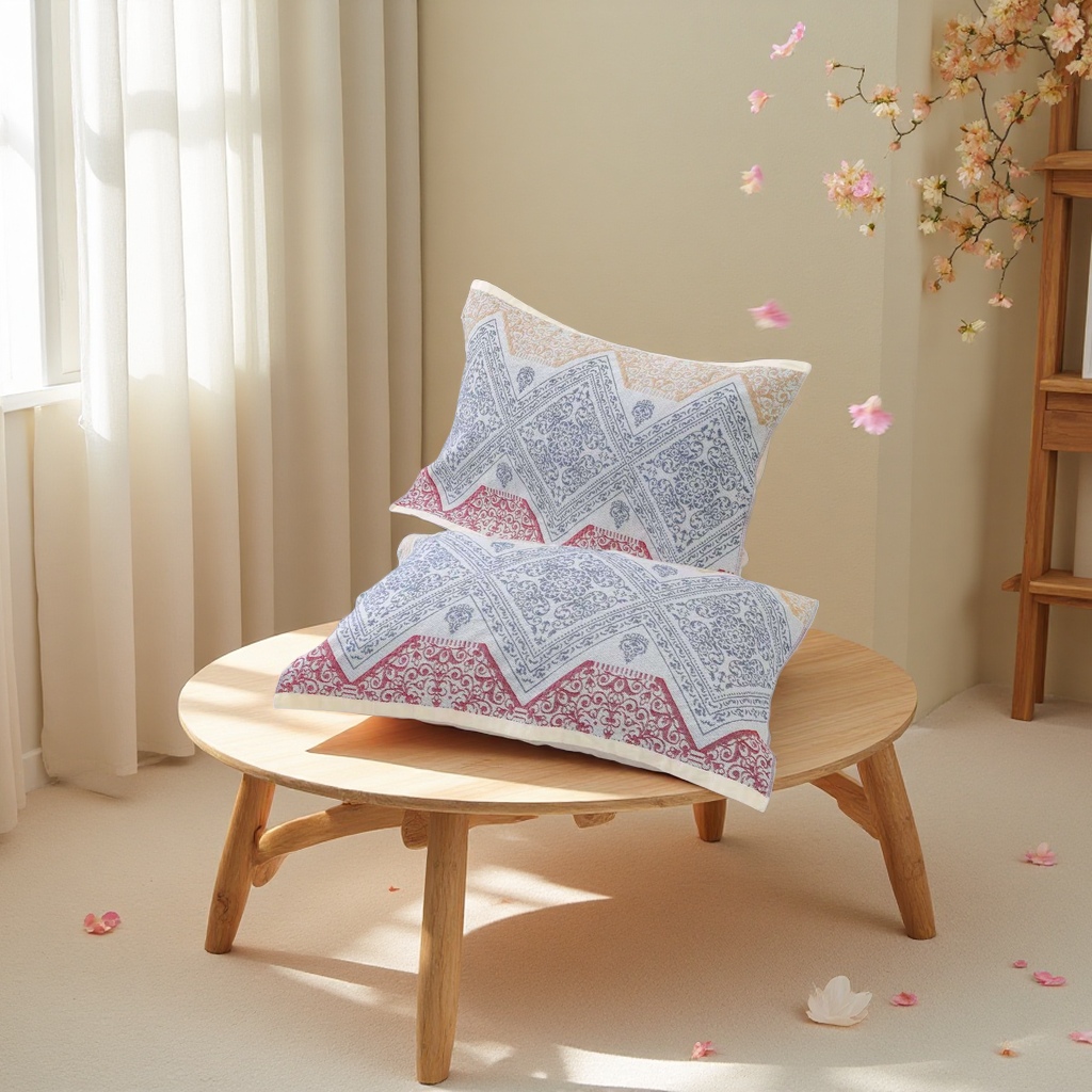 Thickened pure cotton gauze breathable pillowcase, sweat-absorbent, soft and comfortable for home use