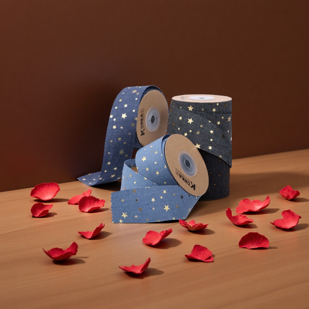 4cm denim polyester webbing is made of high-quality, wear-resistant, strong and durable industrial materials