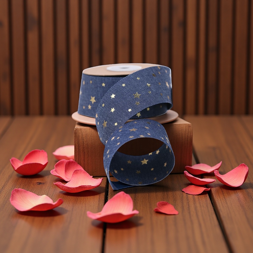 4cm denim polyester webbing is made of high-quality, wear-resistant, strong and durable industrial materials details Picture