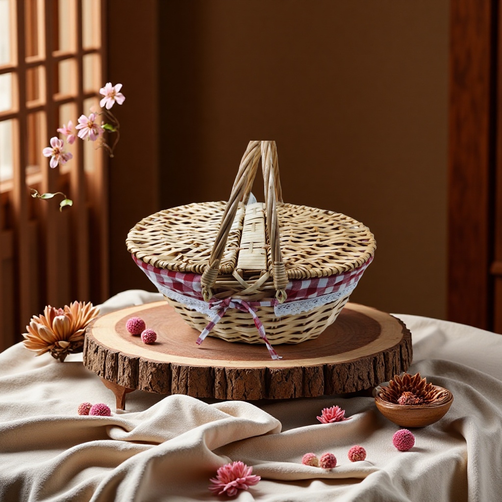 竹编工艺实物图