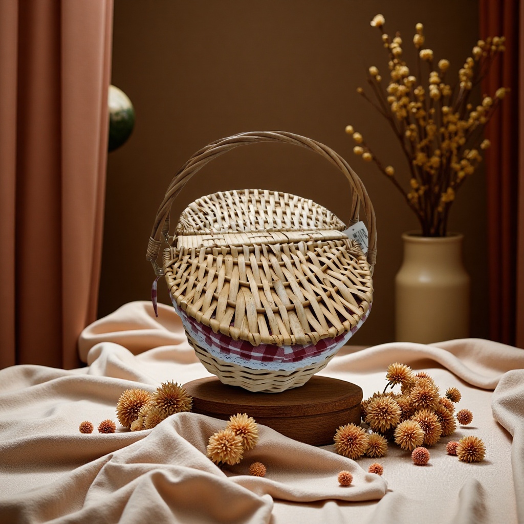 柳编白底实物图