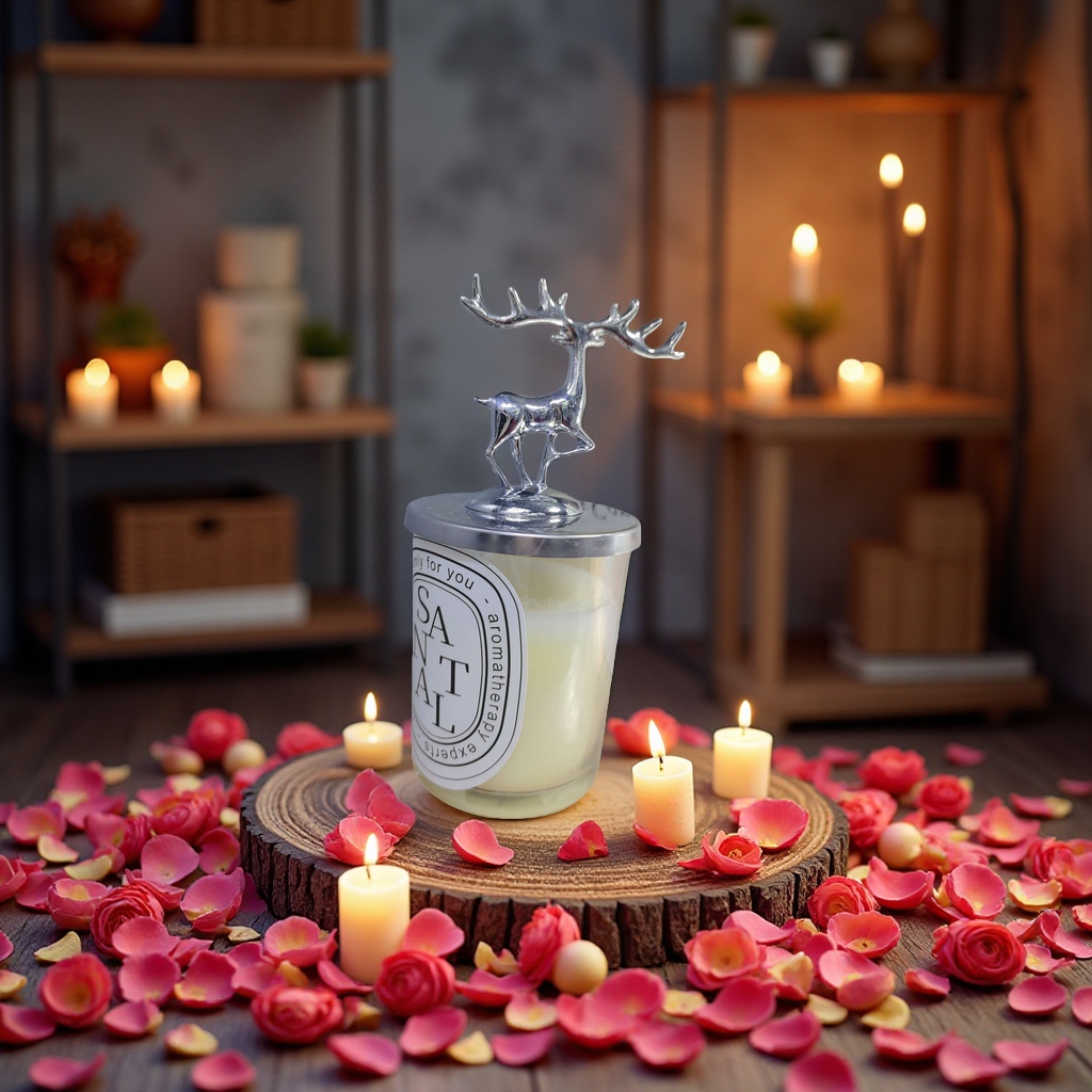 French scented candle gift box, creative handcrafted fragrance, high-end girls' gift, niche scented Christmas souvenir Specification image
