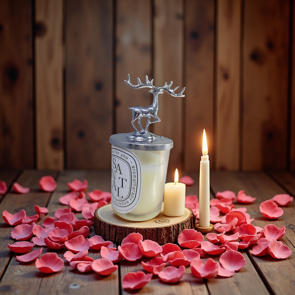 French scented candle gift box, creative handcrafted fragrance, high-end girls' gift, niche scented Christmas souvenir