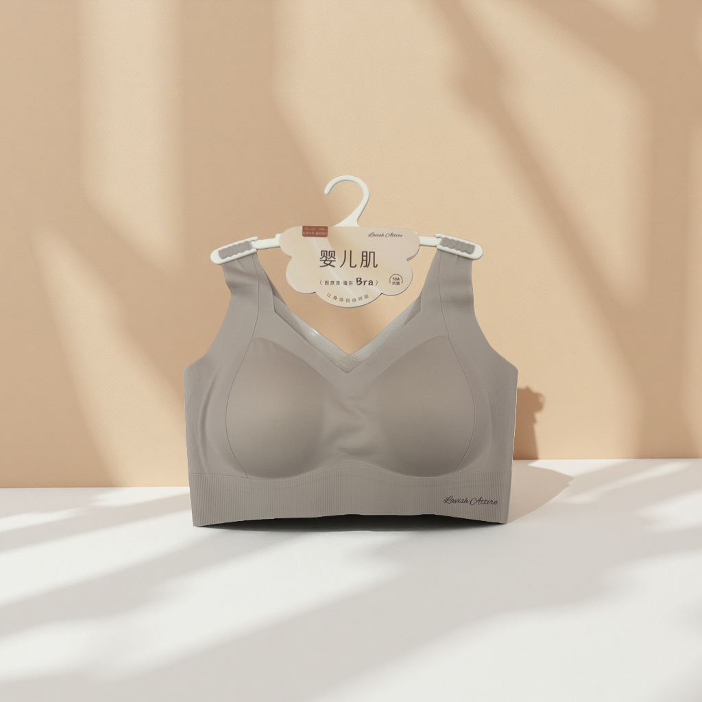 文胸舒适透气无钢圈运动型内衣女性基础款