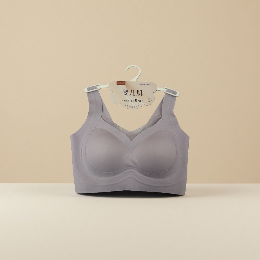 文胸内衣舒适透气无钢圈女士运动文胸