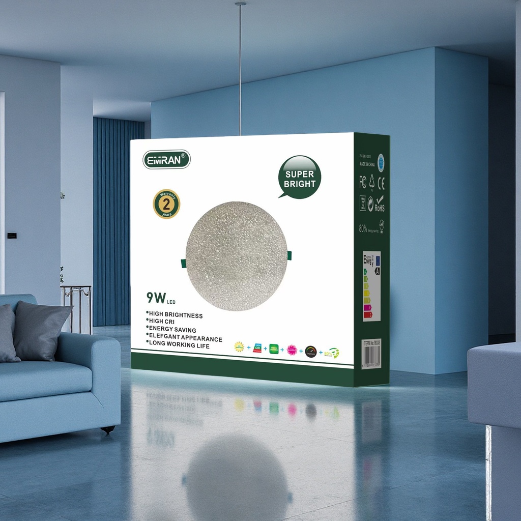 Frameless crystal panel lamp, modern and simple ceiling lamp for living room decoration Frameless crystal panel lamp, modern and simple ceiling lamp for living room decoration