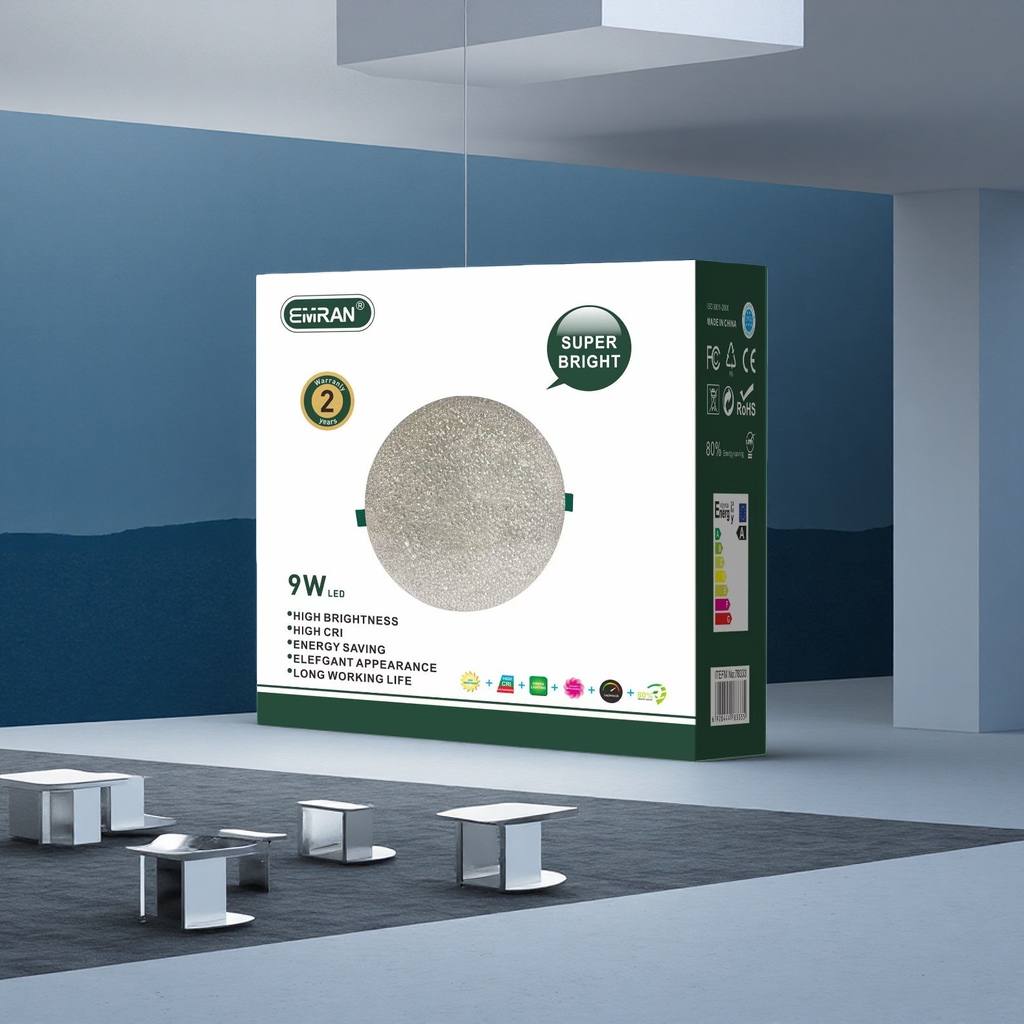 Frameless crystal panel lamp, modern and simple ceiling lamp for living room decoration Specification image