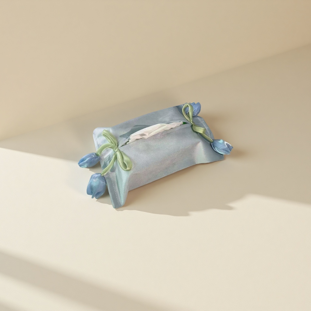 A foldable, waterproof and moisture-proof large-capacity household tissue storage bag