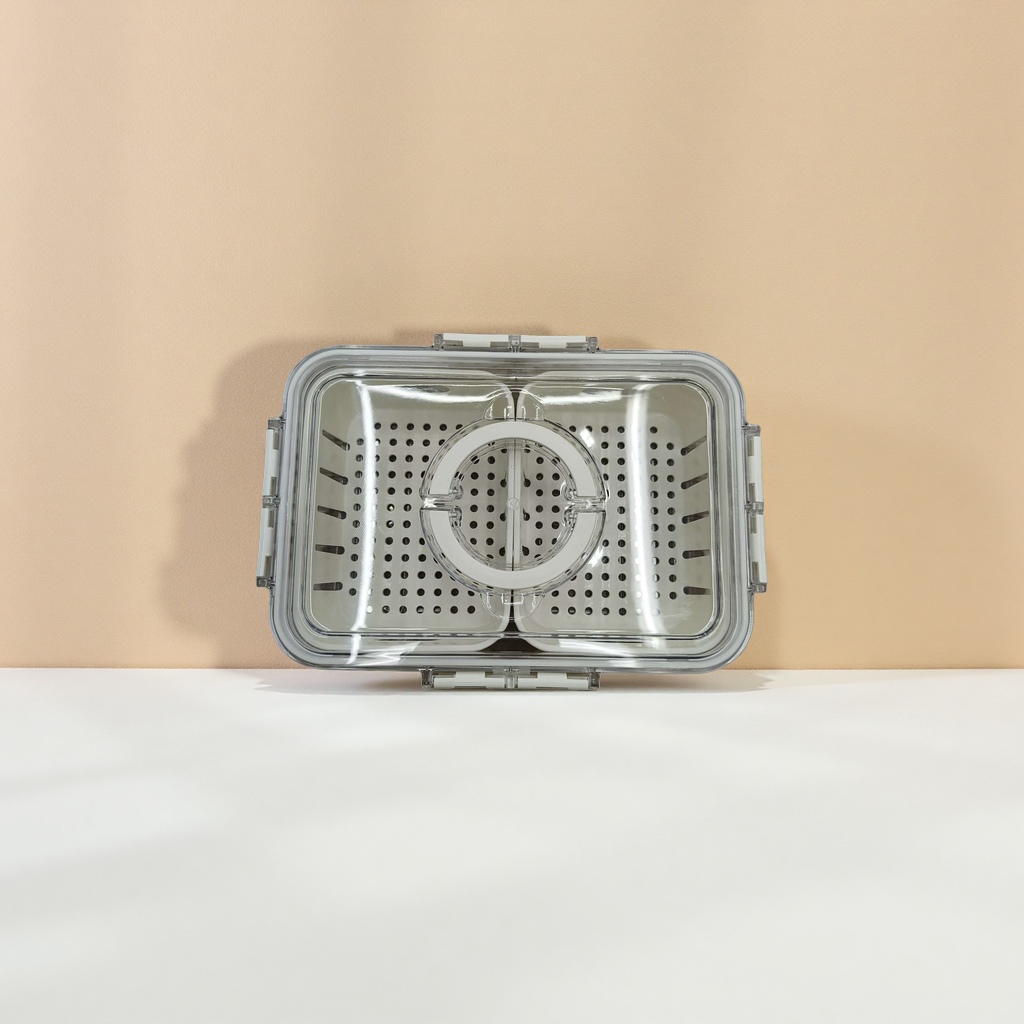 亚克力收纳盒水果沙拉食物保鲜盒