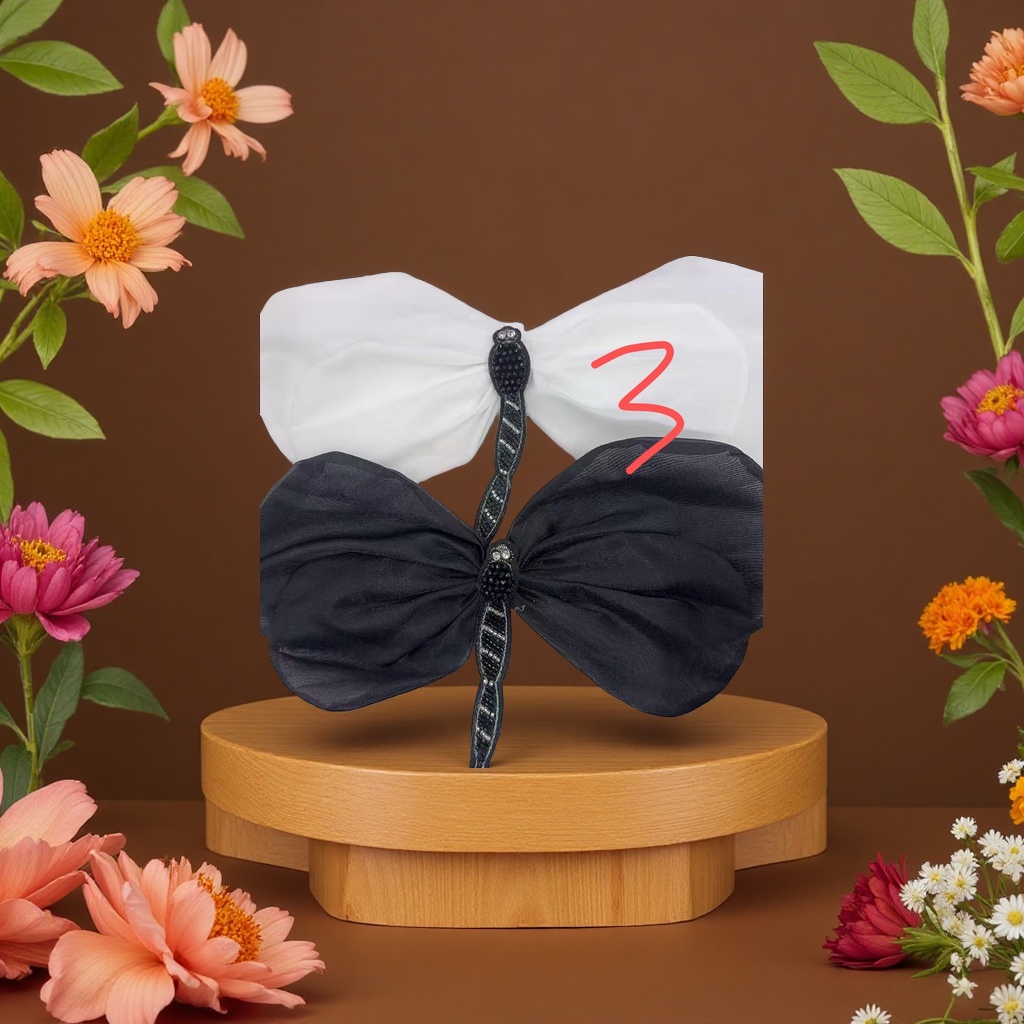 A flower bow tie as an accessory for clothing details Picture