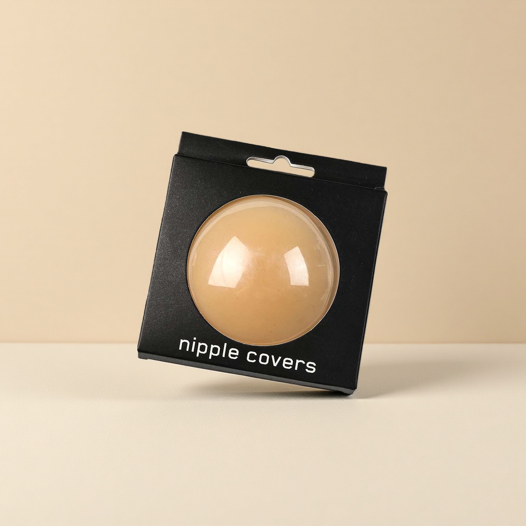 Thin breast patch, anti-protrusion and anti-glare invisible chest patch, self-adhesive silicone chest patch without glue