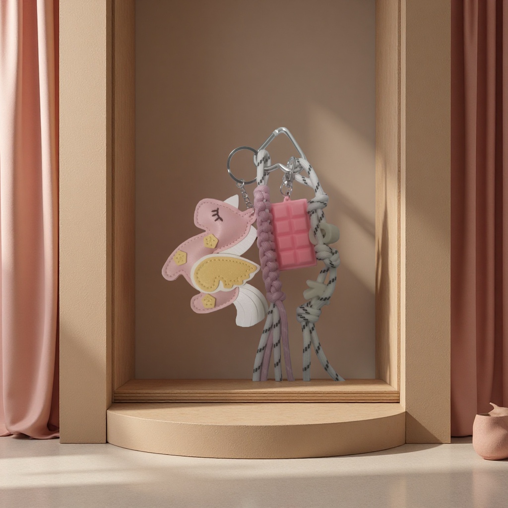 纯银时生肖钥匙圈挂饰布艺钥匙链西安冰箱贴车钥匙扣刻字