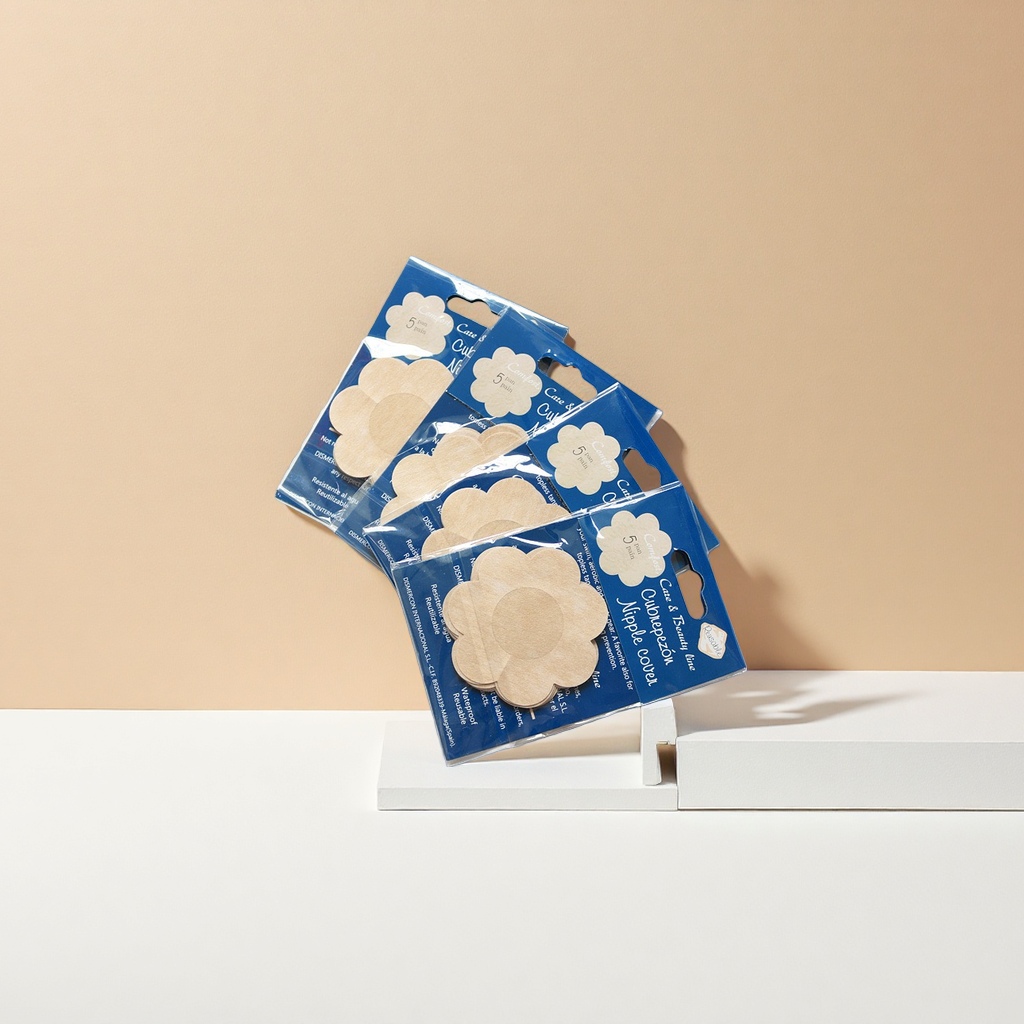 Anti-protrusion, invisible, traceless, ultra-thin breathable breast patch for pajamas, non-woven fabric disposable breast patch Specification image