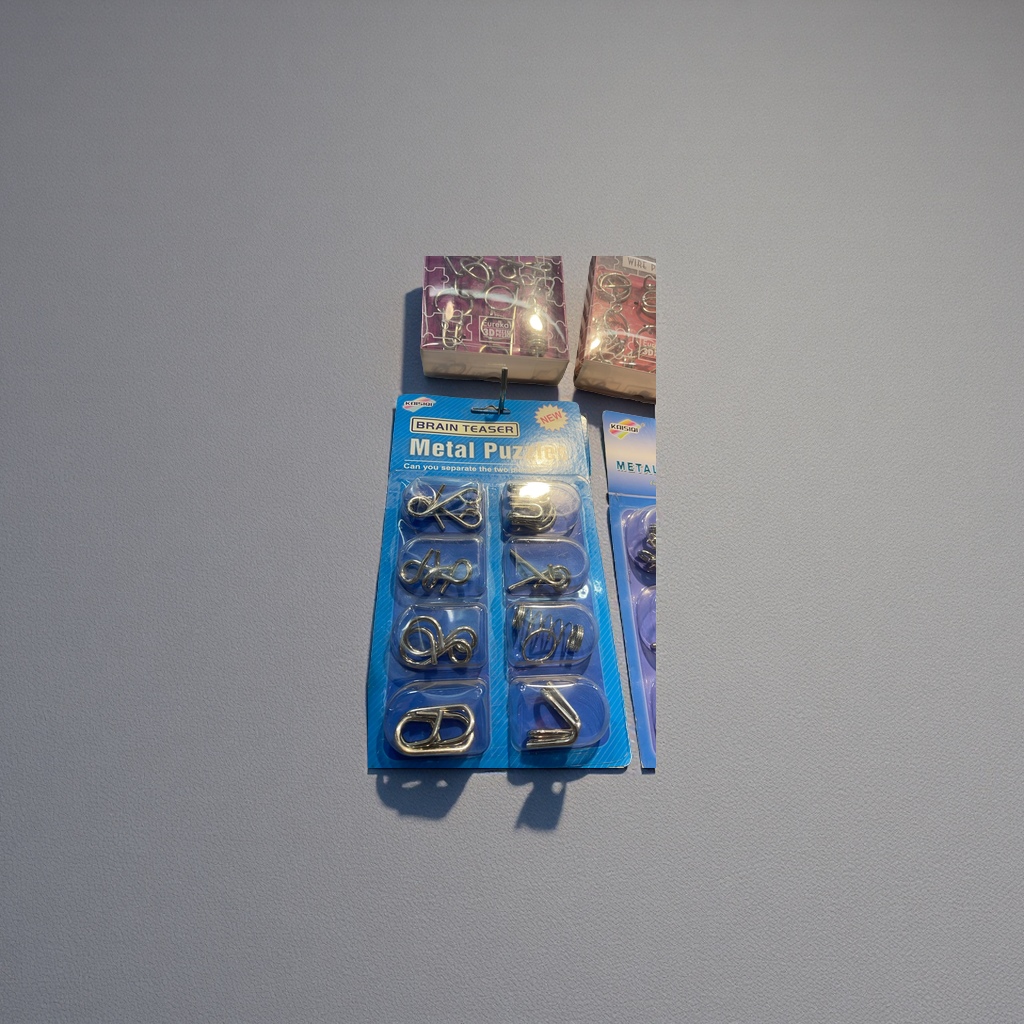 九连环益智玩具铁线解锁解压类玩具成人儿童益智游戏陪伴陪伴玩具