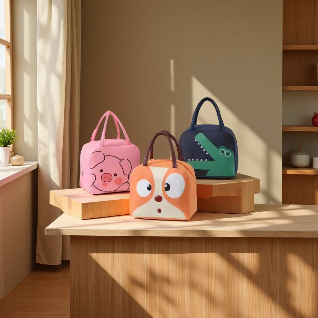 食品隔热保温袋午餐包冰袋瓷餐具便携式保温袋带冰袋可重复使用140001829