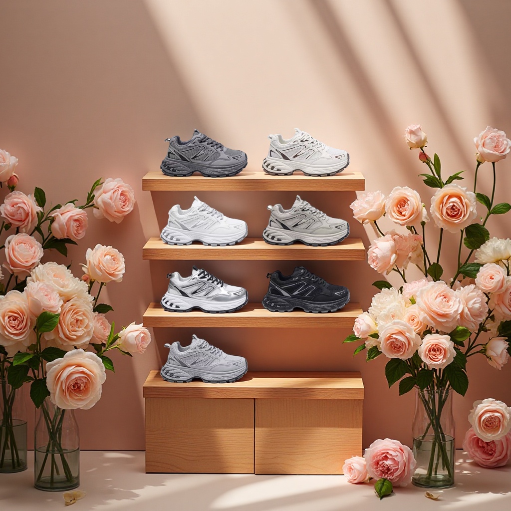 Comfortable, anti-slip, soft-soled casual shoes for spring and summer, breathable, lightweight and durable details Picture