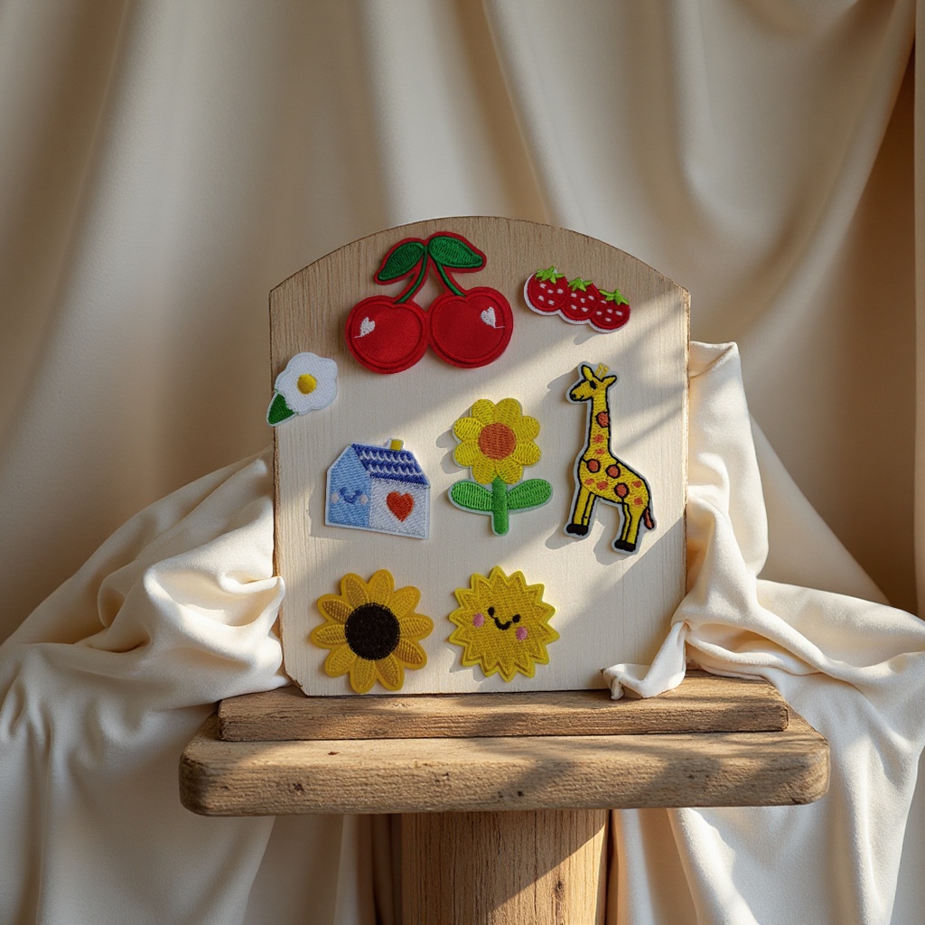 Embroidery cloth stickers, pasted embroidery patches, pasted creative decorative handcrafted materials