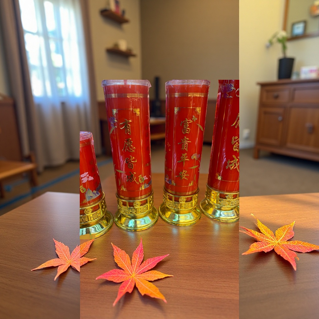 Butter candle, smokeless butter candle, butter lamp candle details Picture