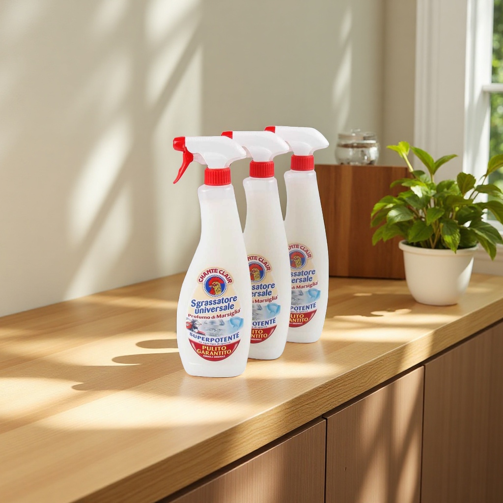 Kitchen cleaner, powerful oil stain remover, efficient cleaning and odor removal, household cleaner Specification image
